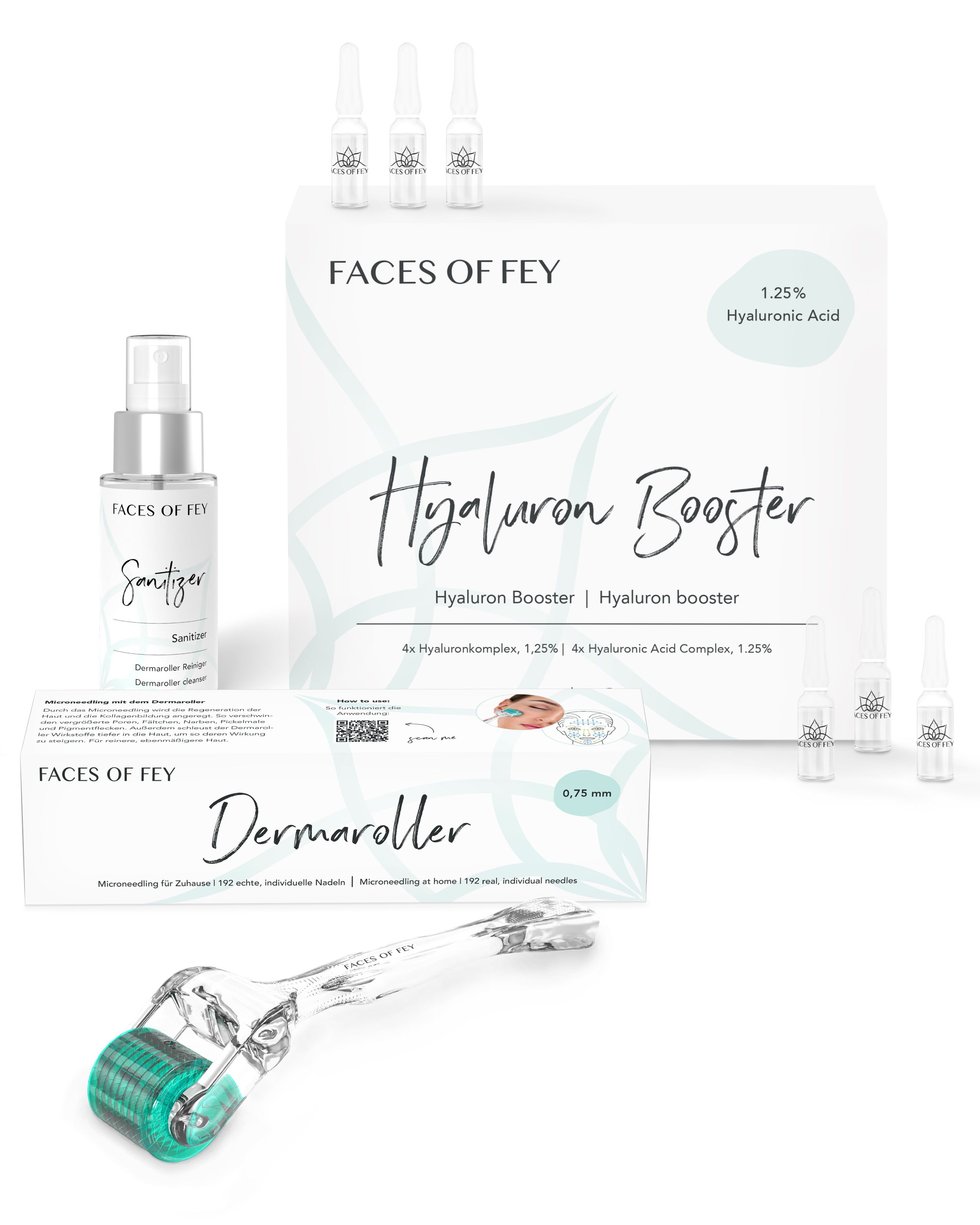 FACES OF FEY Microneedlingset Basic Hyaluron 0,75mm