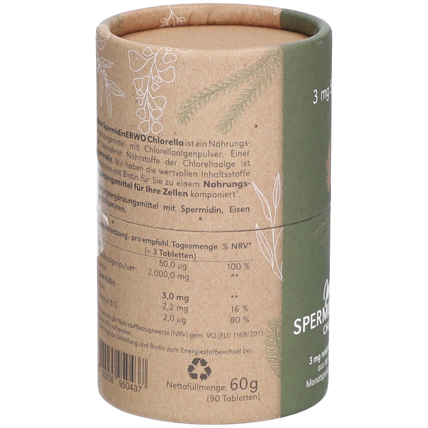 Mein SpermidinERWO Chlorella