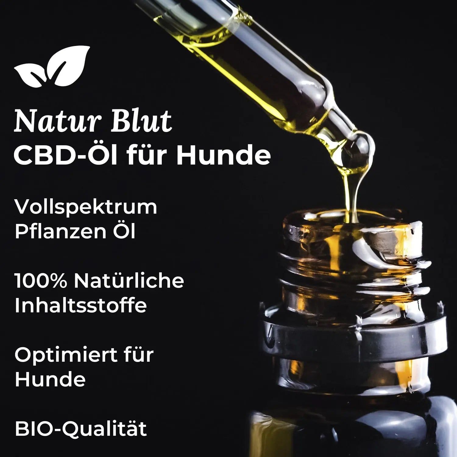 NaturBlut BIO CBD Öl für Hunde 10 ml