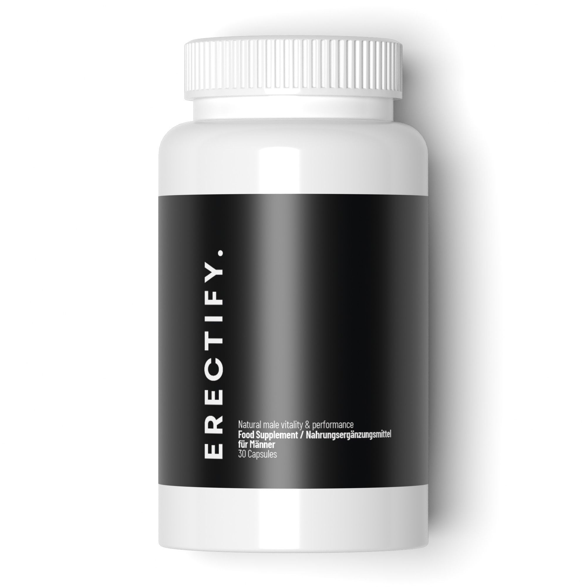 Erectify – Formel für männliche Potenz und Libido L-Arginin, Maca Zink 30 St Kapseln