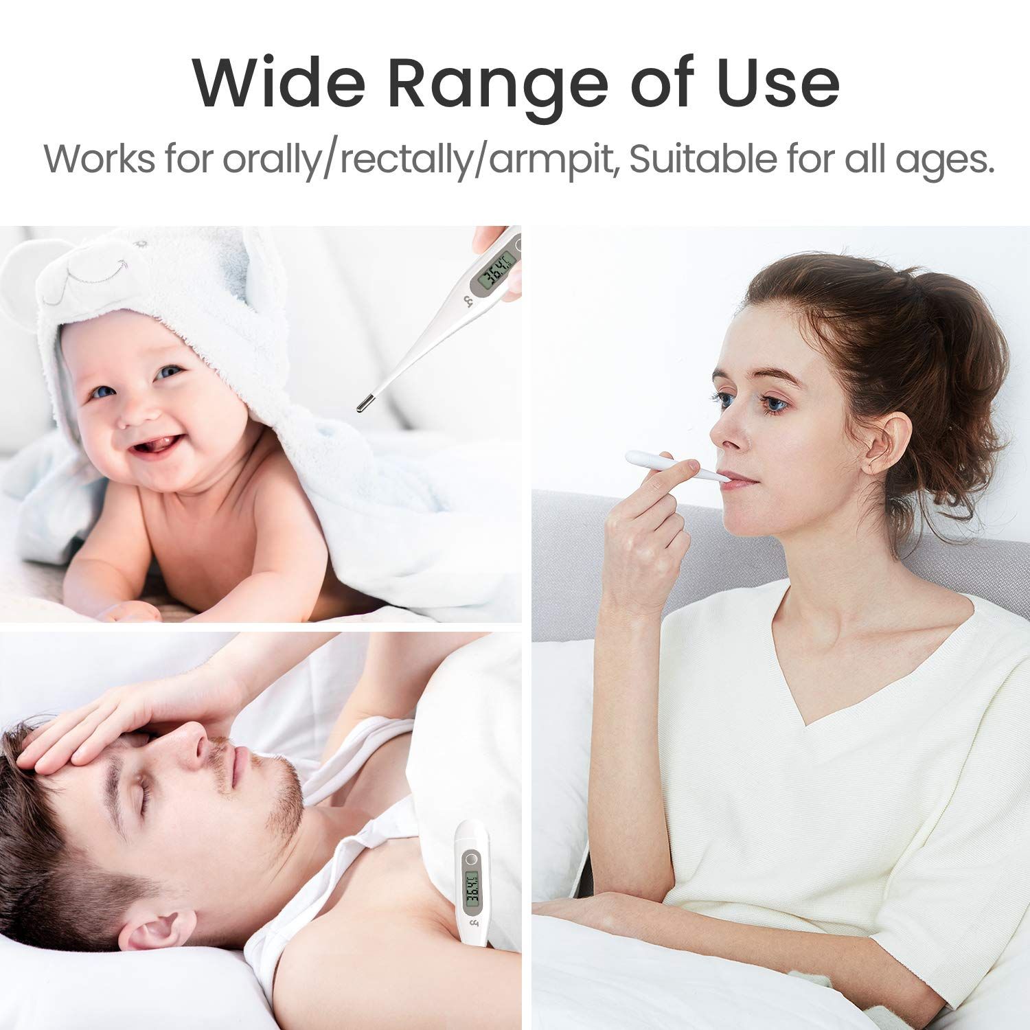 femometer Digitales Fieberthermometer Achselthermometer