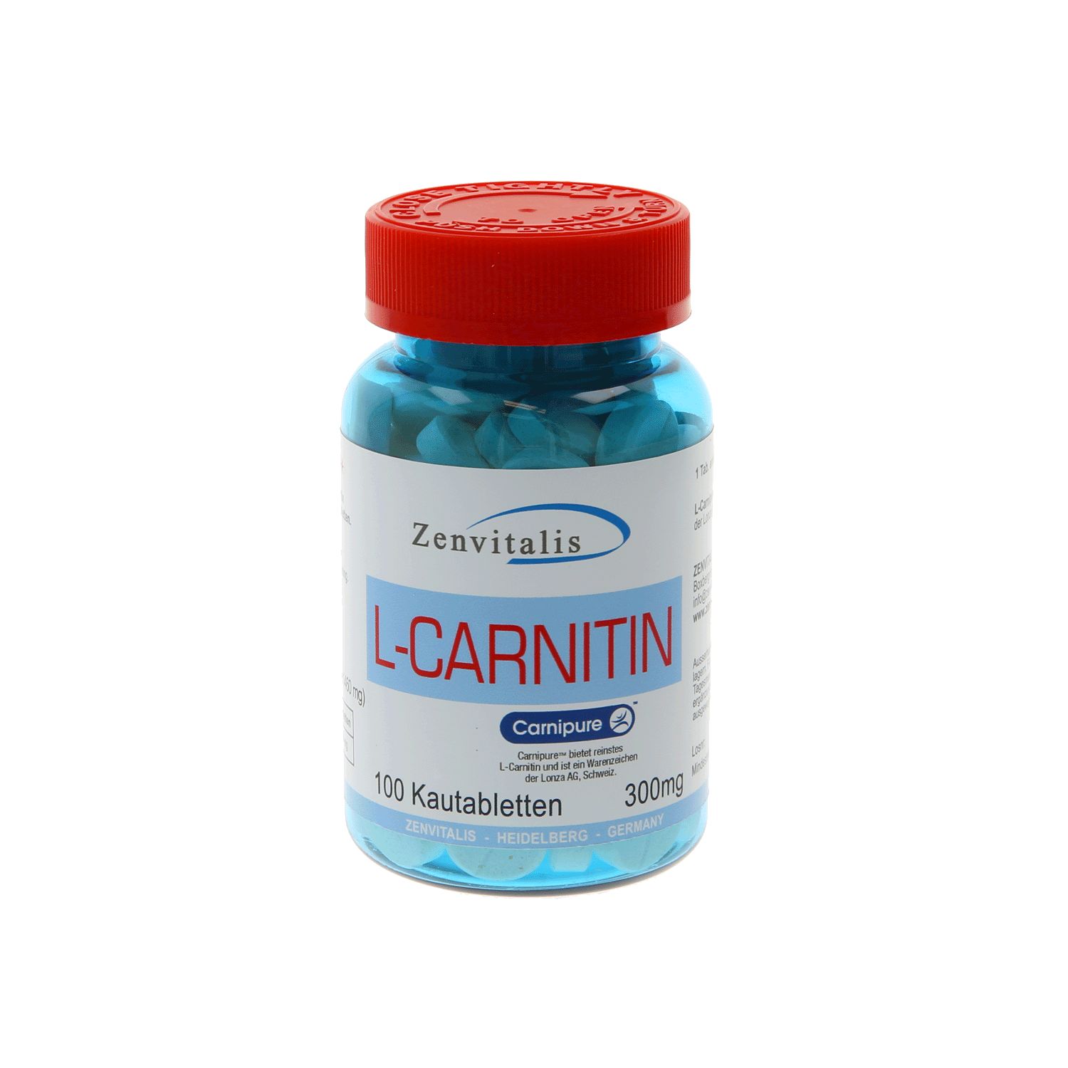 Zenvitalis L-Carnitin 100 Kautabletten mit Citrus-Orange Geschmack