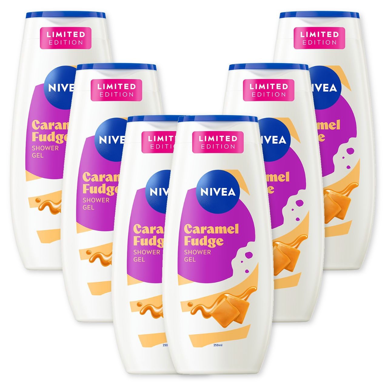 Nivea Dusche Karamell-Fudge 6x250 ml