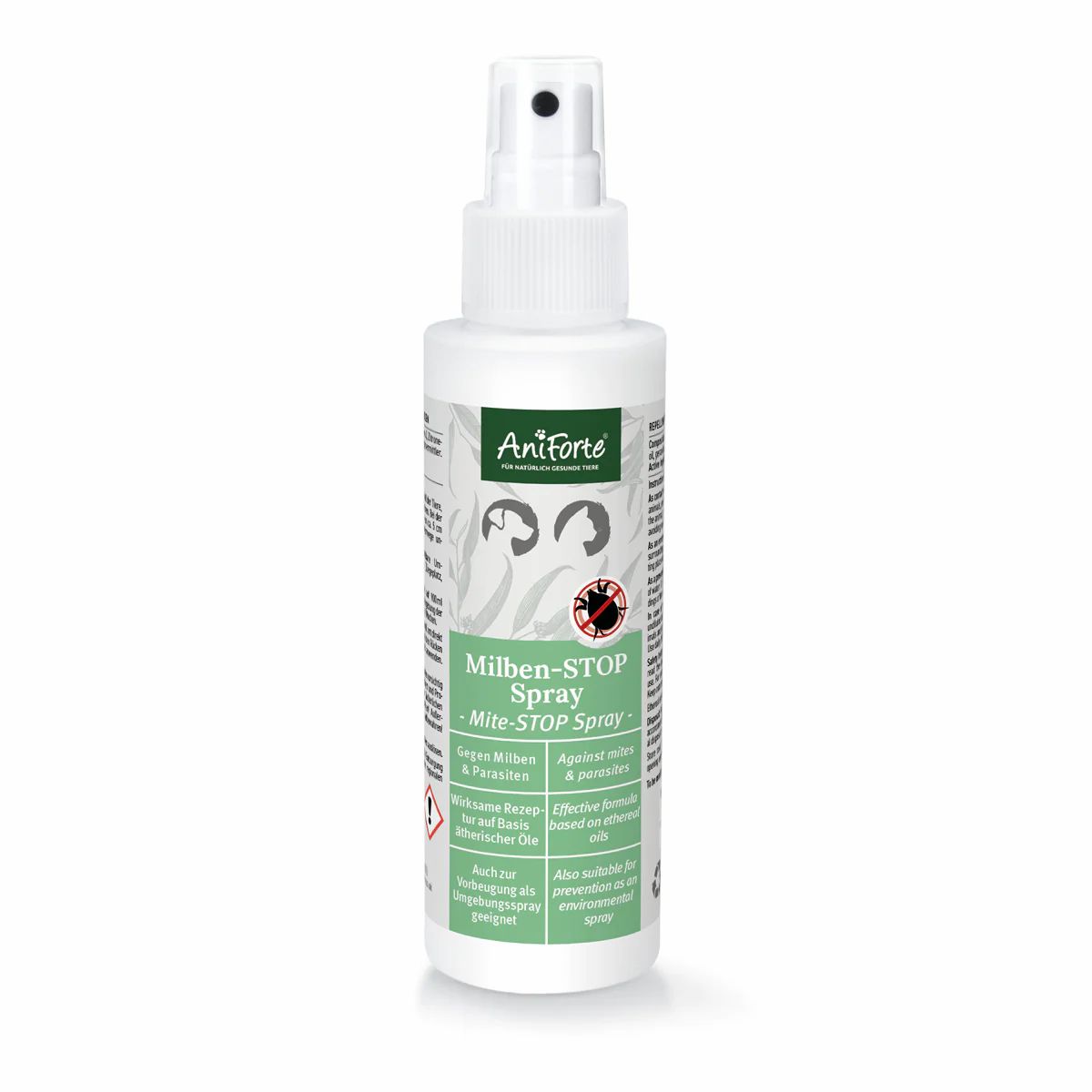 Milben-STOP Spray für Hunde, Katzen, Pferde & Co. - AniForte®