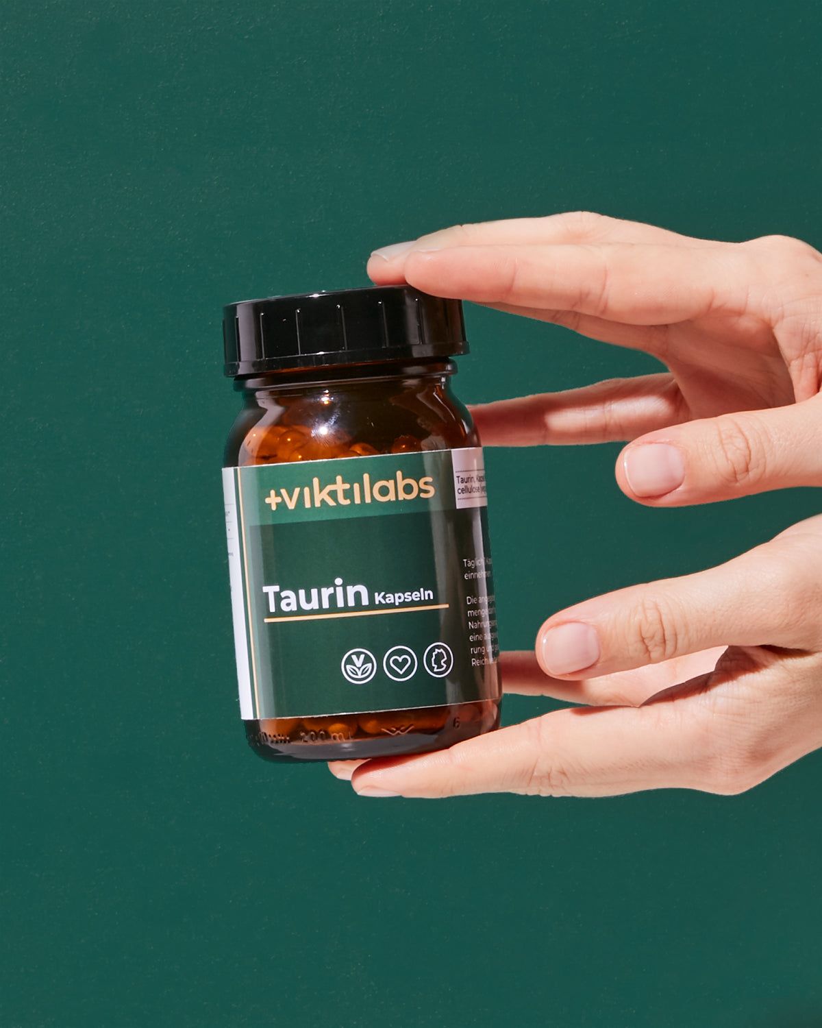 Viktilabs Aminosäure Taurin: Hochdosiert mit 500 mg je Kapsel