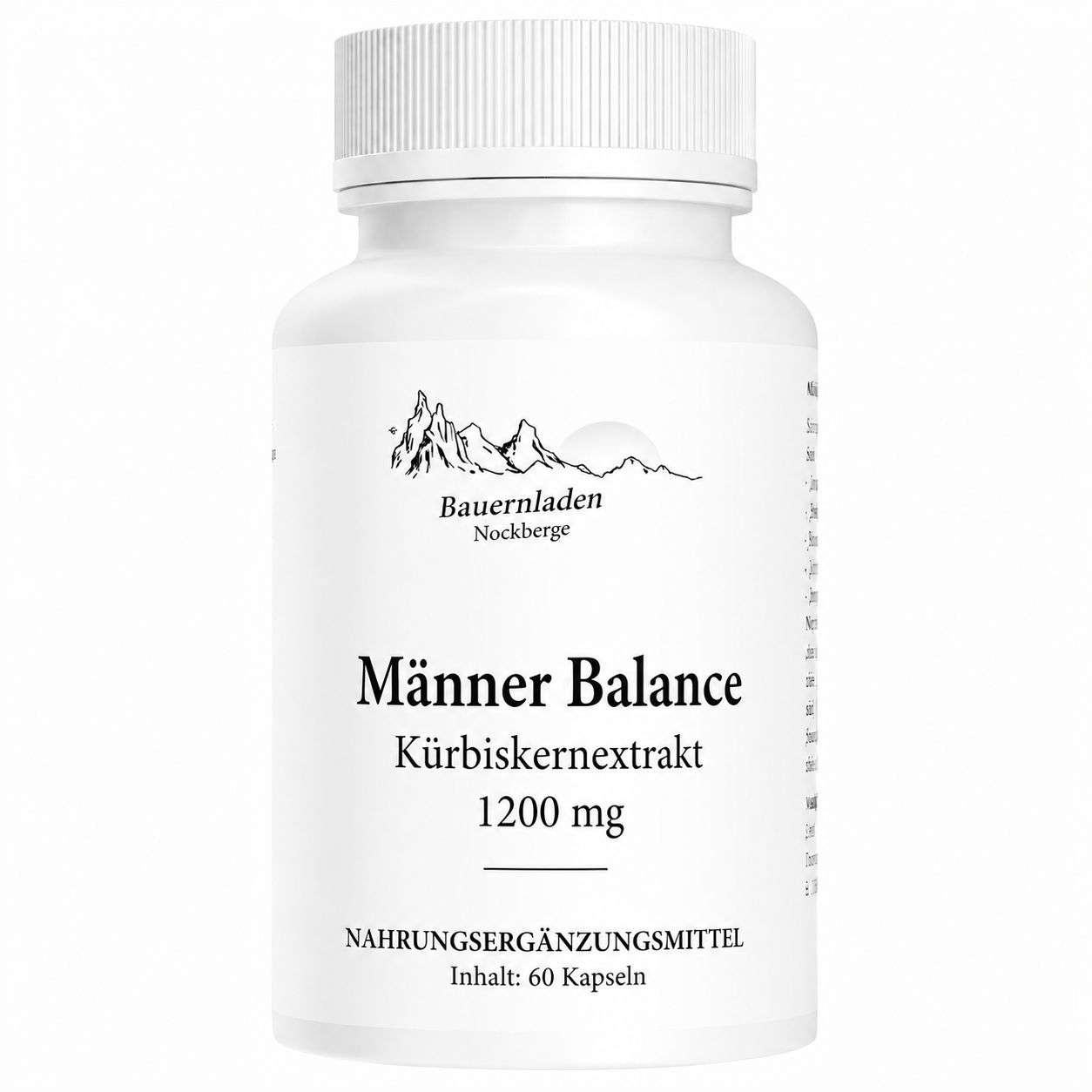 Bauernladen Nockberge | Männer Balance 1200 mg Kürbiskernextrakt 1x60 St Kapseln