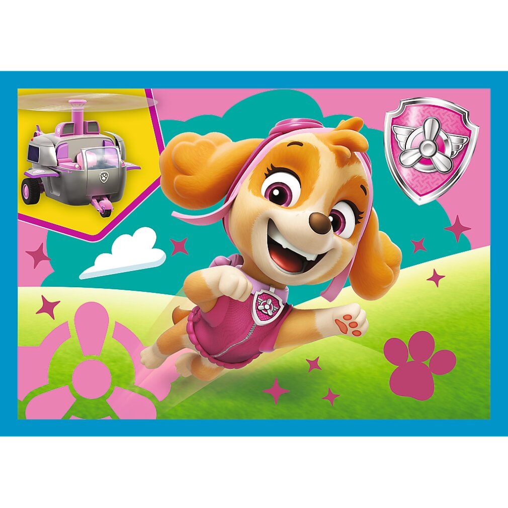 trefl Puzzle Paw Patrol: Laufendes hündchen 4in1 (12,15,20,24 Teile)