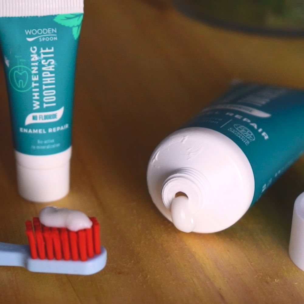Wooden Spoon Holzlöffel Whitening-Zahnpasta 75 ml
