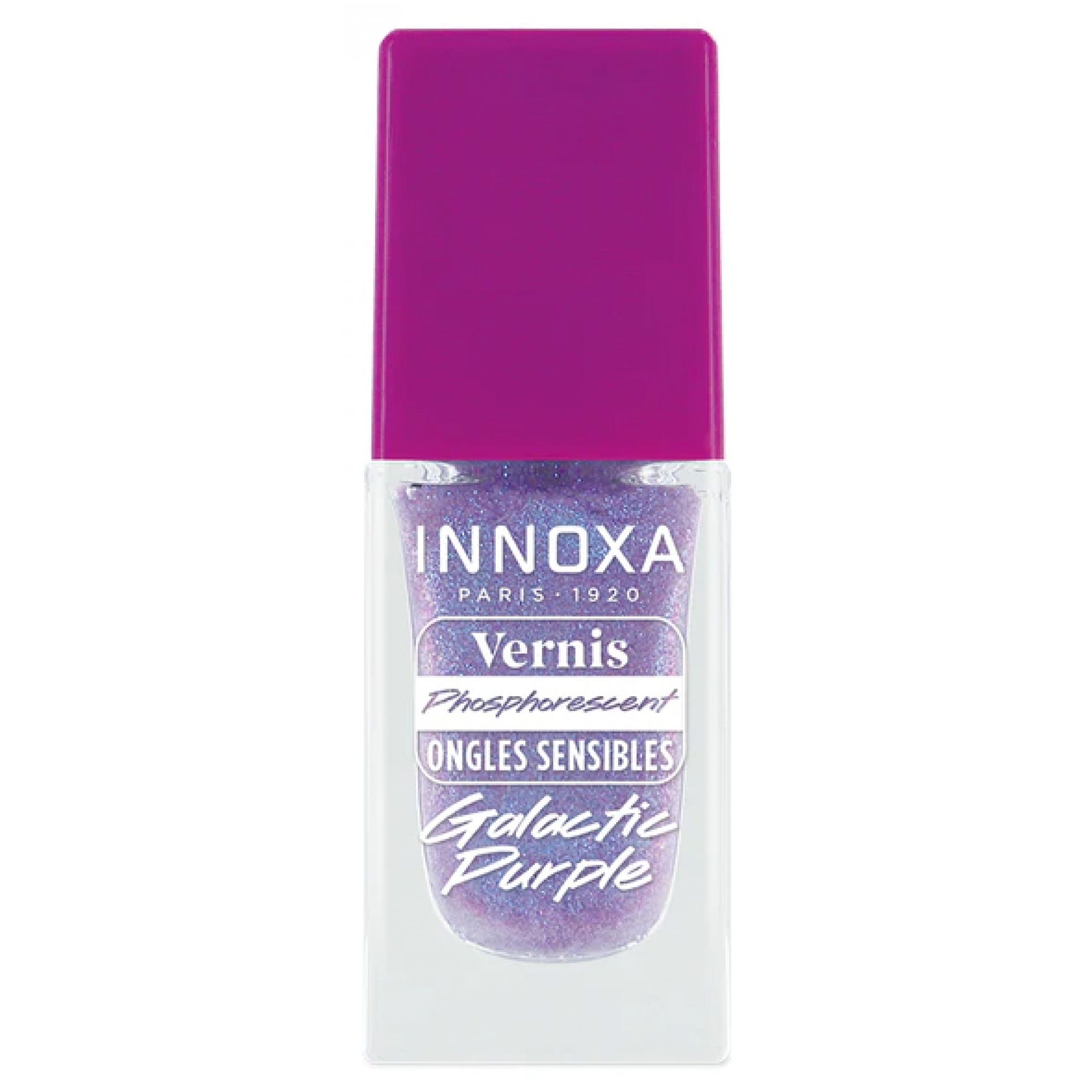 Innoxa Phosphoreszierender Lack Empfindliche Nägel (Farbe : Galactic Purple) 6,7x2,2x2,2 cm