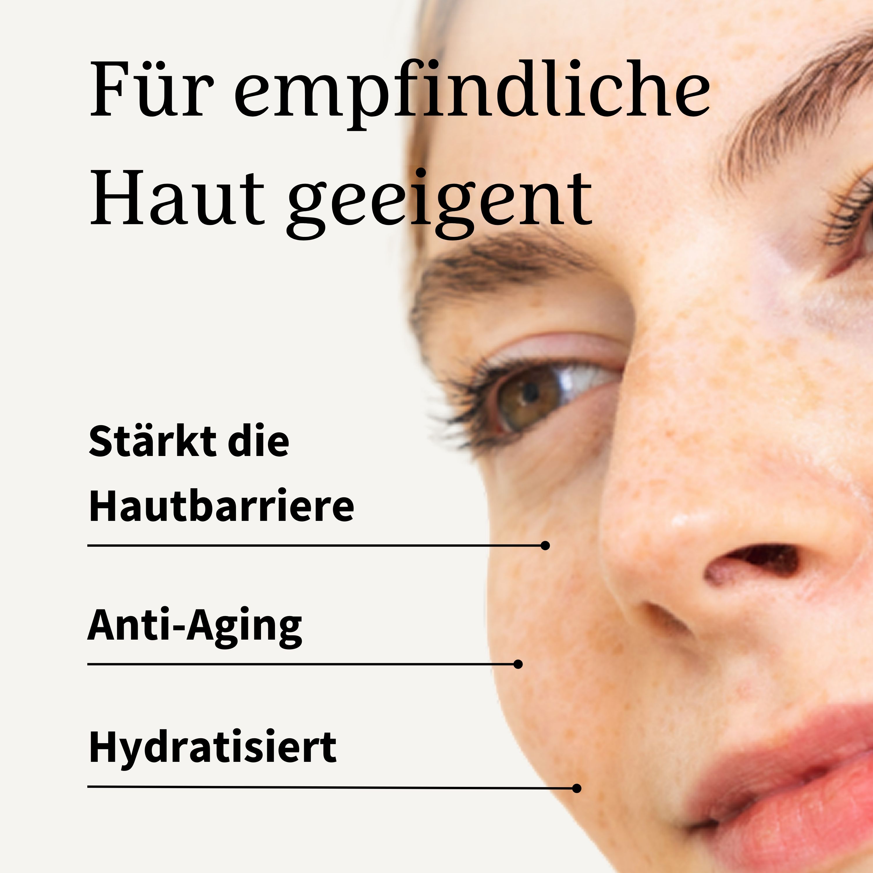 Hautcreme+ Leicht - Feuchtigkeit & Anti-Aging für ölige & unreine Haut mit Hyaluron & 6 Ceramiden