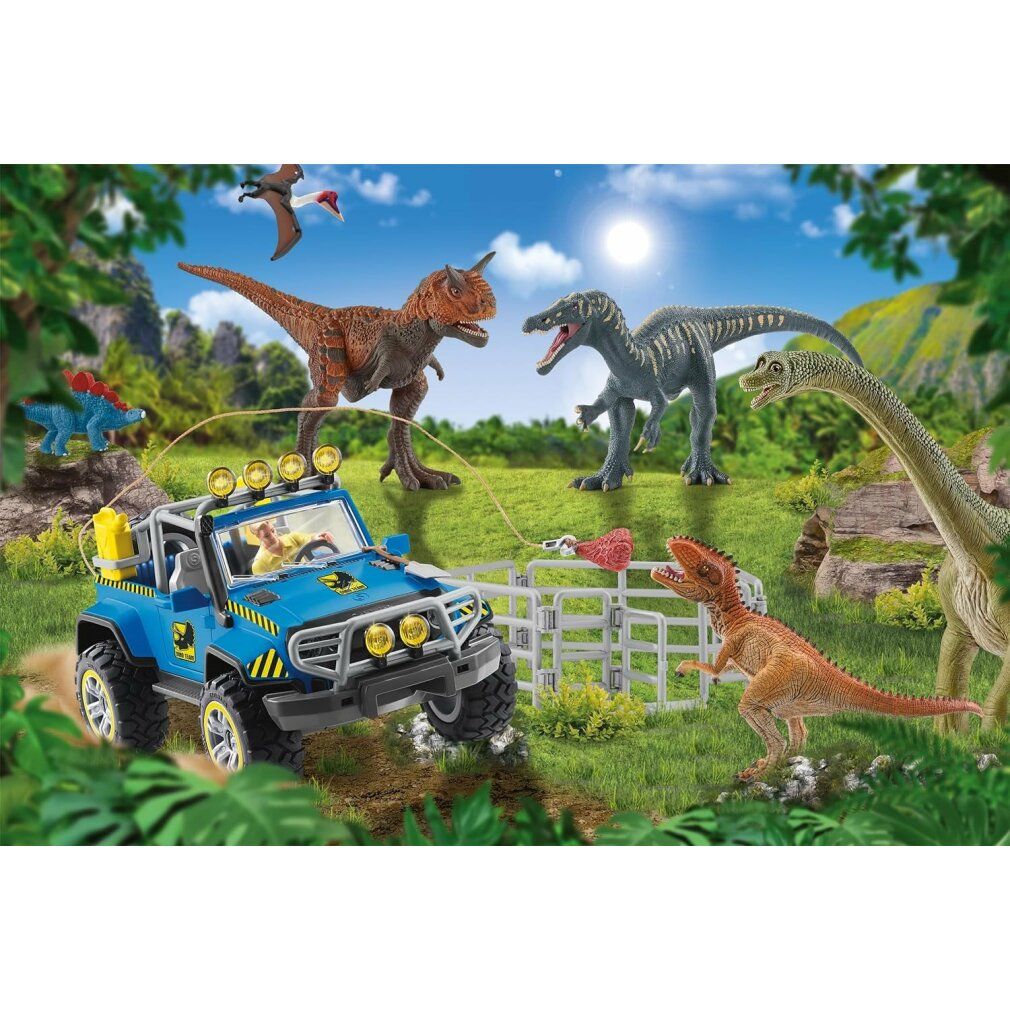 schmidt Puzzle Schleich Prähistorische Giganten 60 Teile + Schleich-Figur
