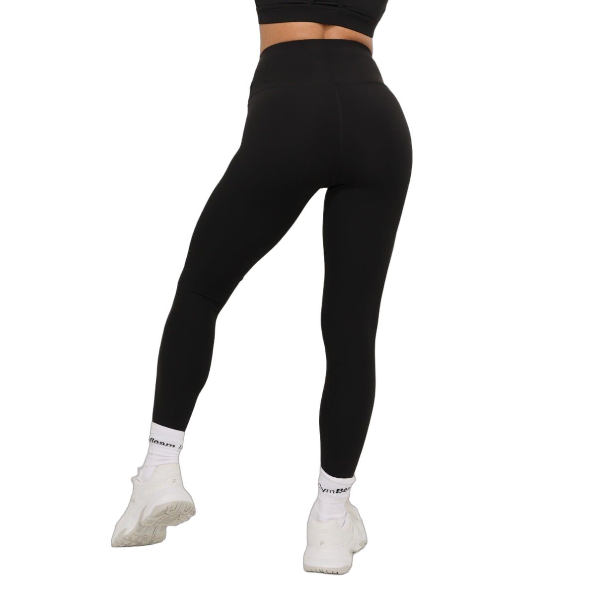 GymBeam Leggings Damen mit hoher Taille BEAT Schwarz