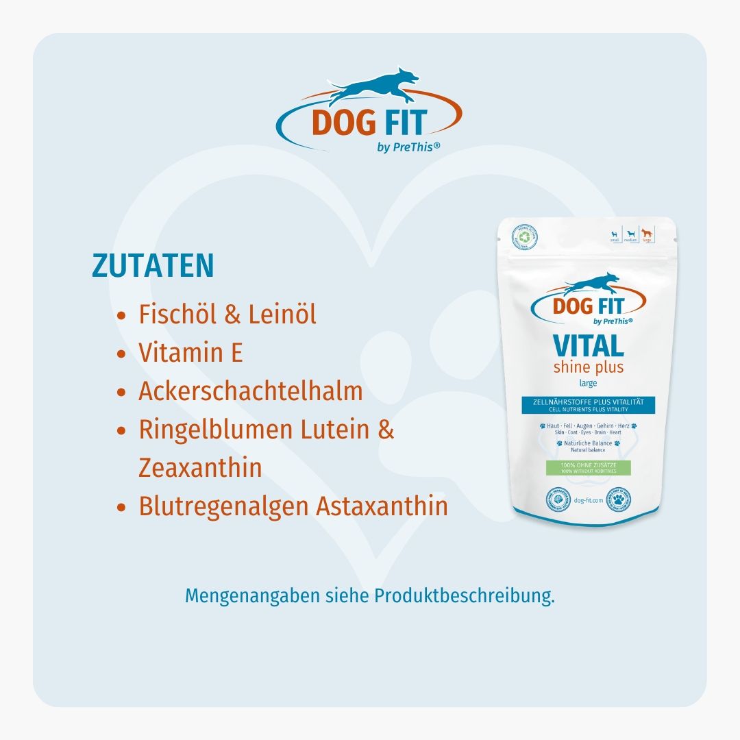 DOG FIT by PreThis® VITAL shine plus » Haut, Fell & Zellgesundheit » Hunde (large)
