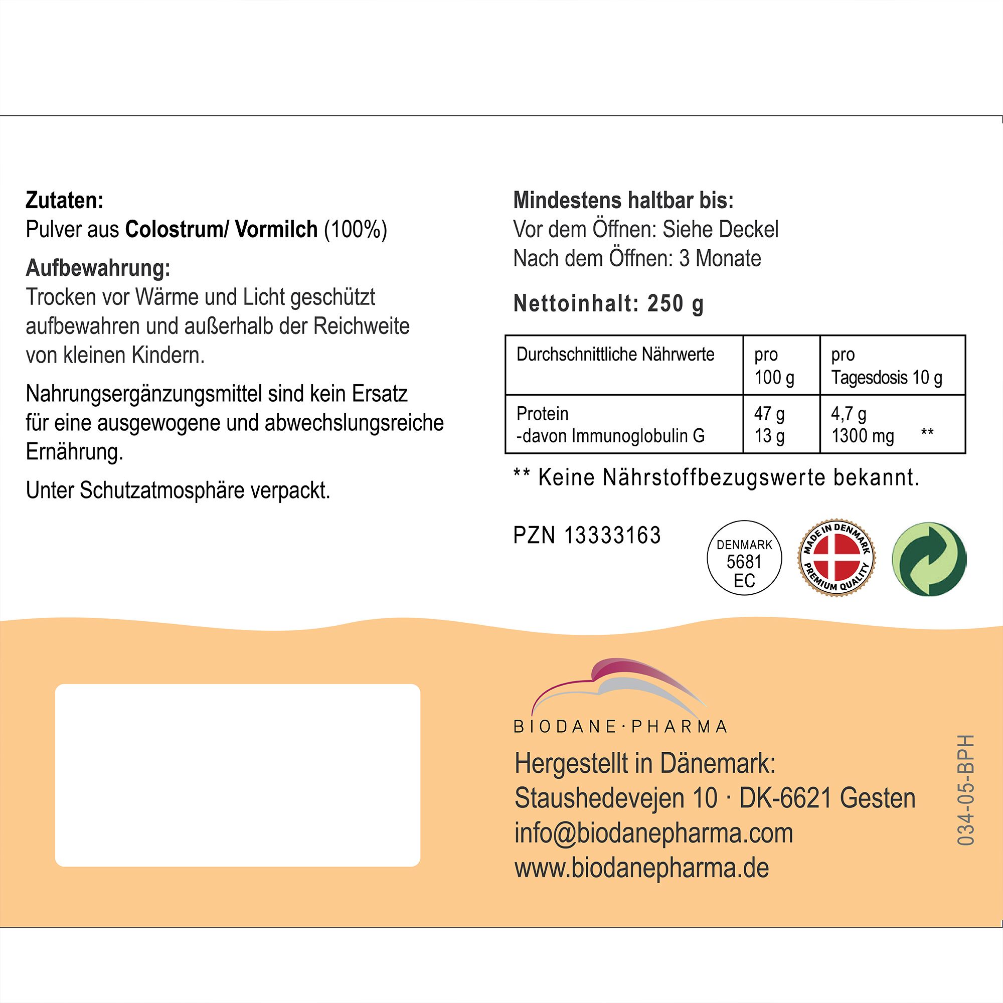 Colostrum ColoDan®