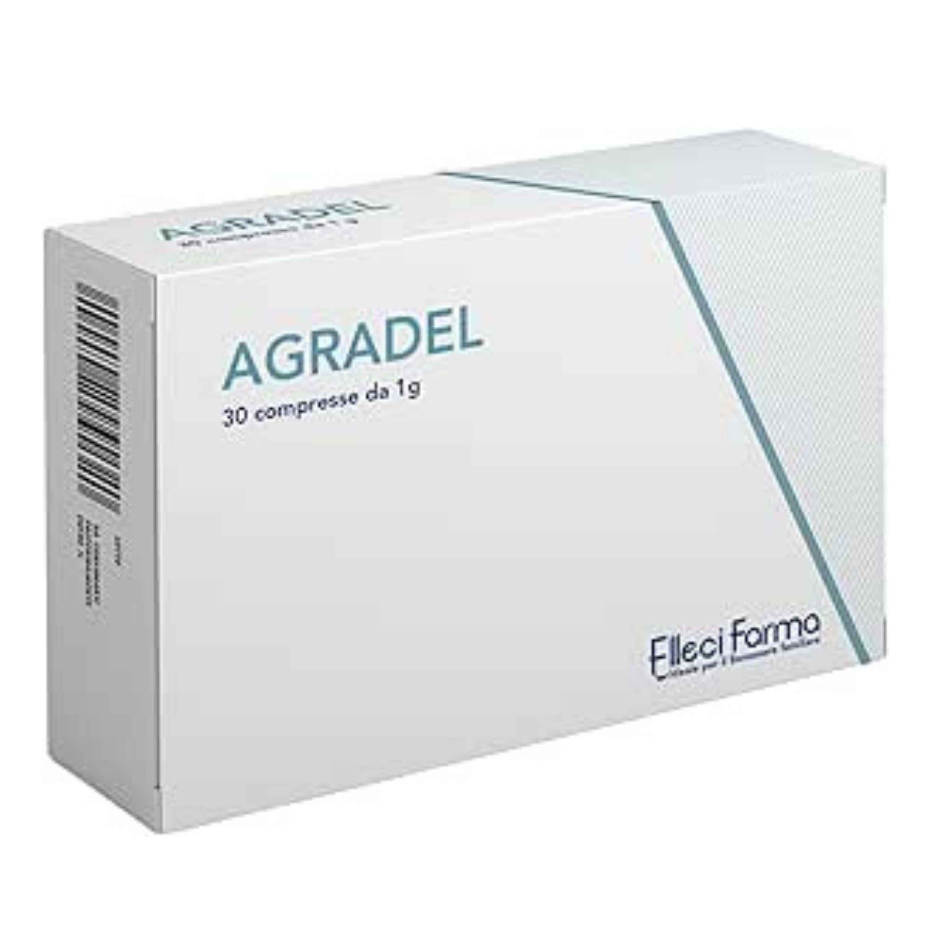 Elleci Farma Agradel – Integratore Reflusso e Acidità con Mucosave Alginato e Aloe 30 cpr