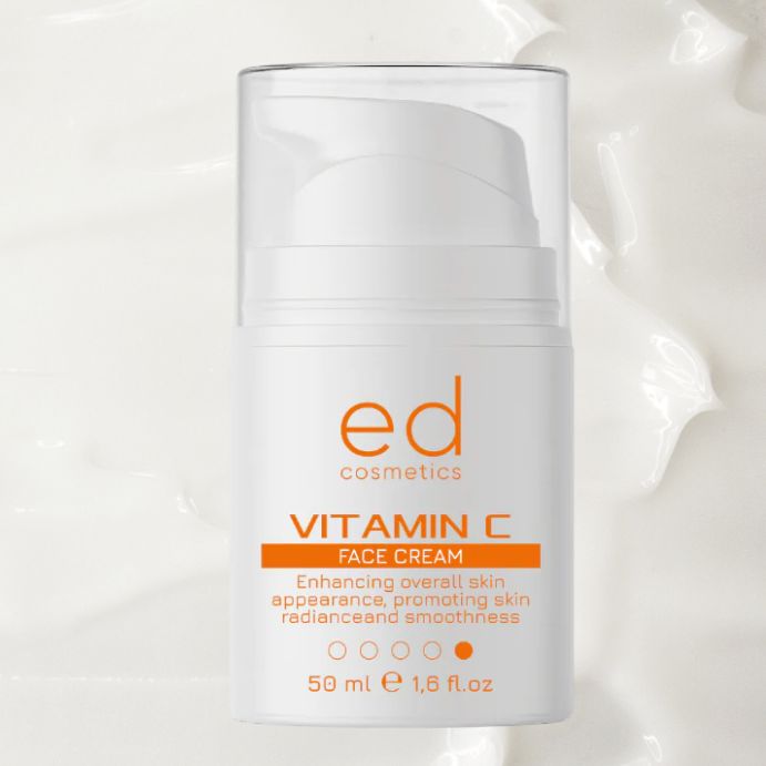 ED COSMETICS Vitamin-C Tagespflege – Antioxidativ, Reduziert Pigmentflecken & ANTI-AGING