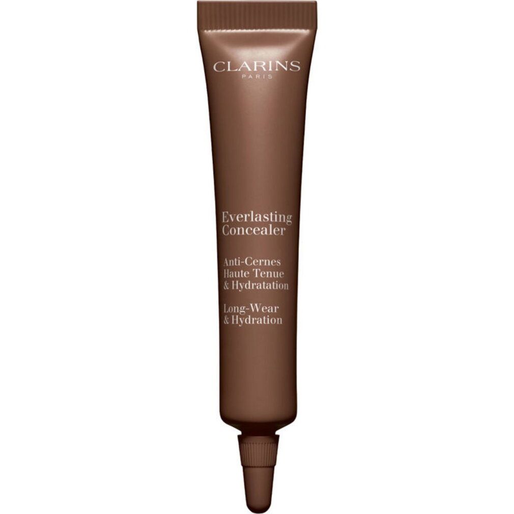 Clarins Everlasting Concealer in Braun. Anti-Augenringe, langanhaltend und feuchtigkeitsspendend.