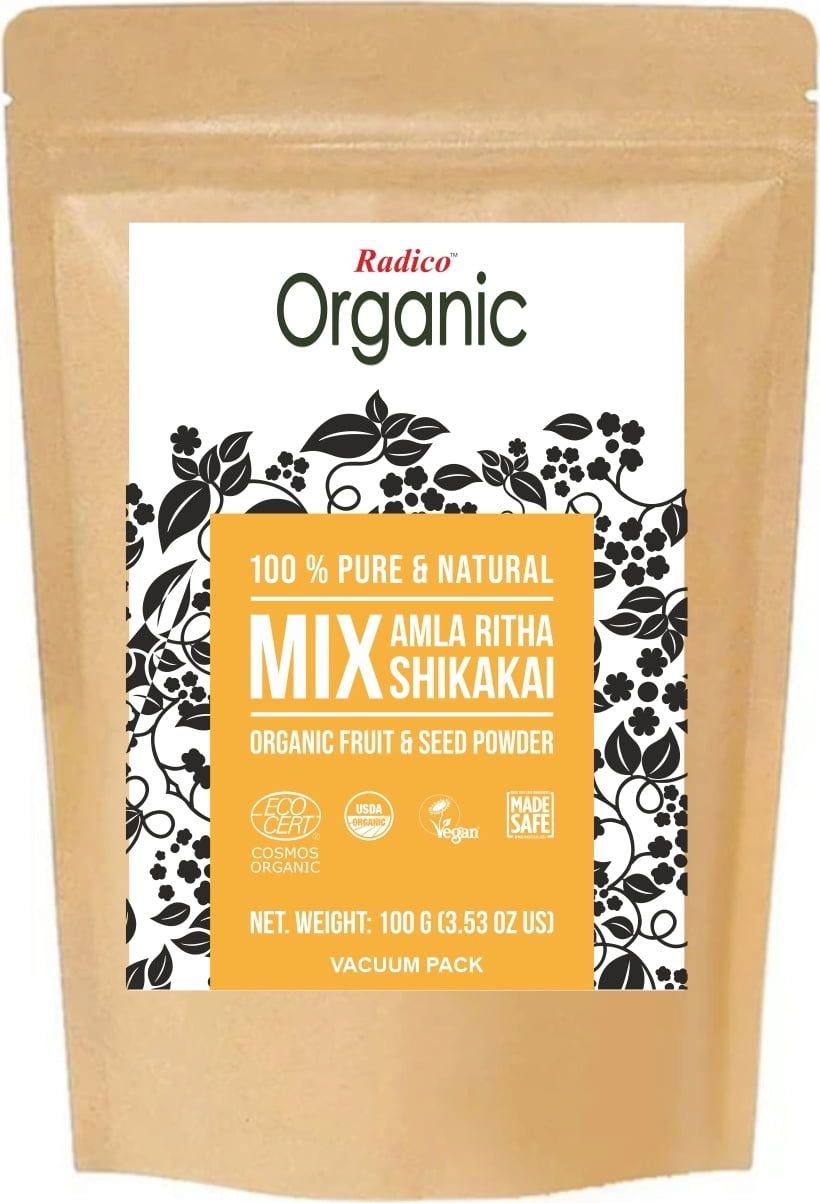 Radico organic - Amla, Ritha, Shikakai Pulver