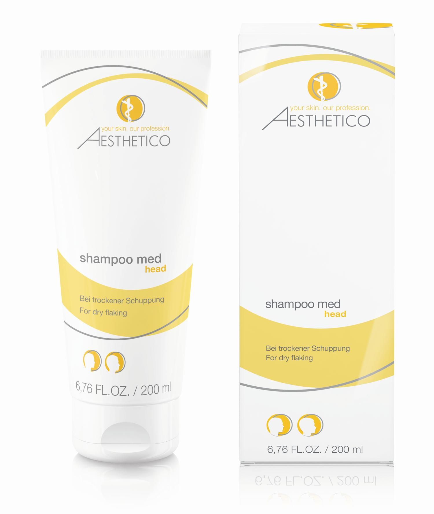 shampoo med Haarpflege, Aesthetico