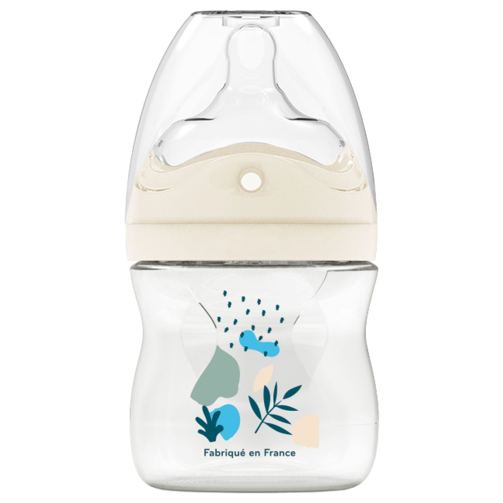Dodie Babyflasche Durchlöcherter Sauger Anti-Kolik 0-6 Monate 6,5x6,5x14 cm