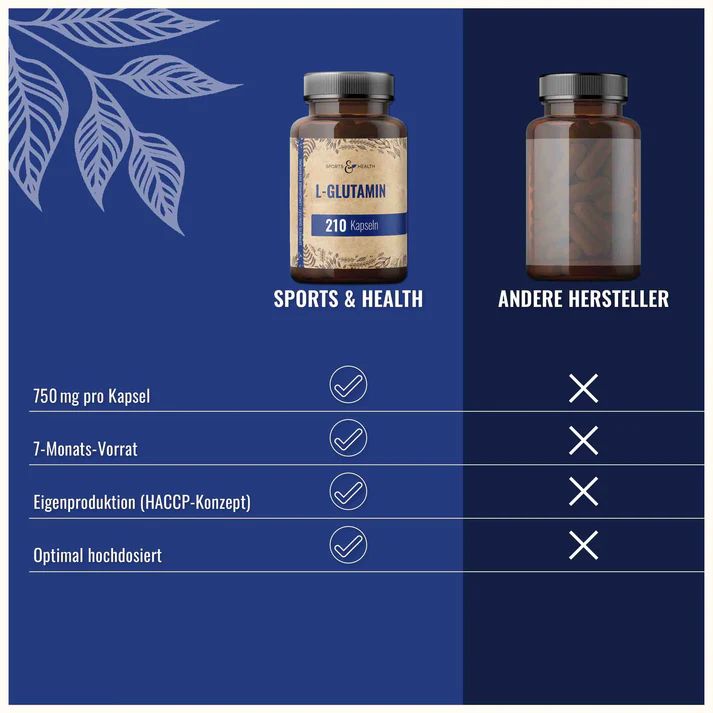 Sports & Health L Glutamin Kapseln
