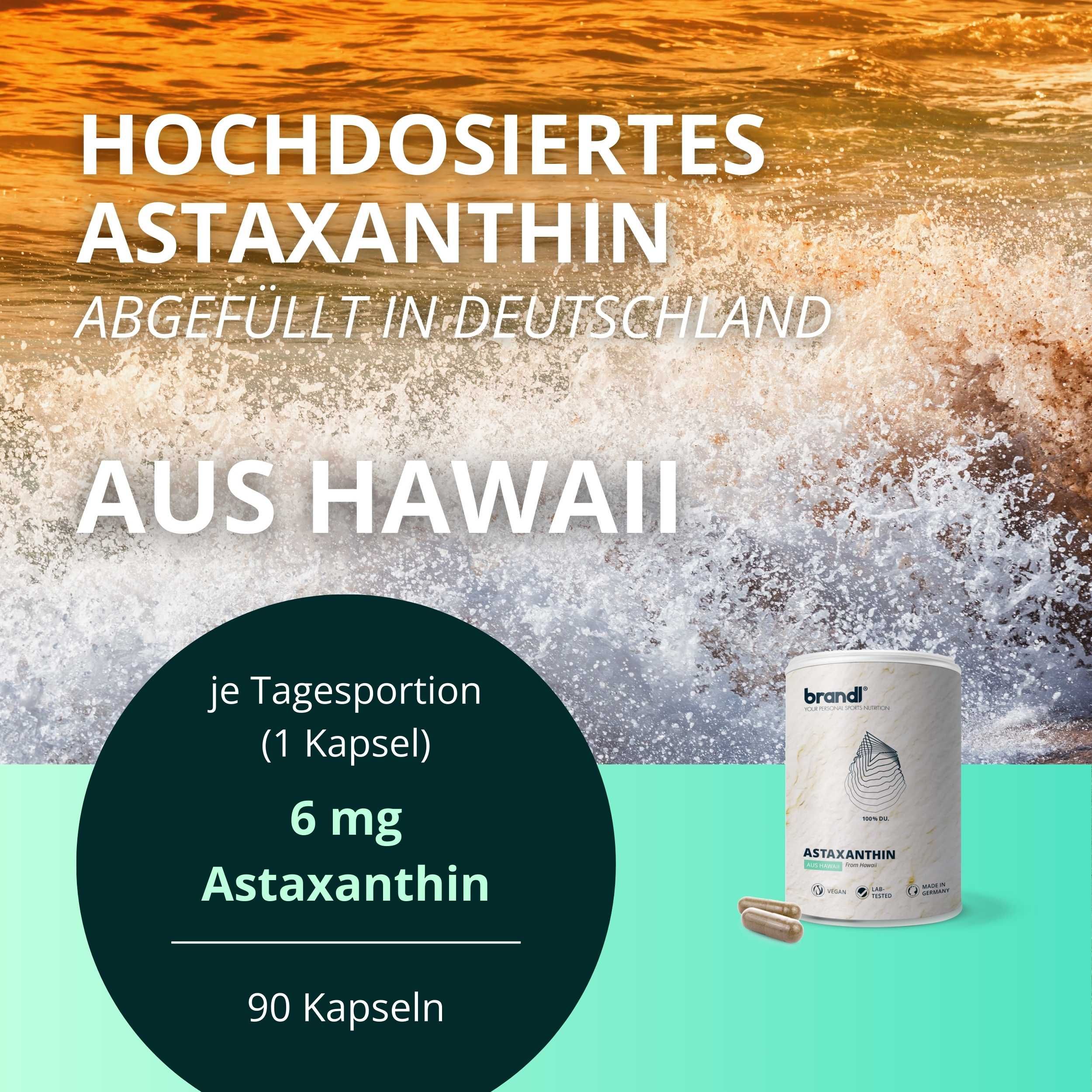 brandl® Astaxanthin mit Antioxidantien 180 St Kapseln