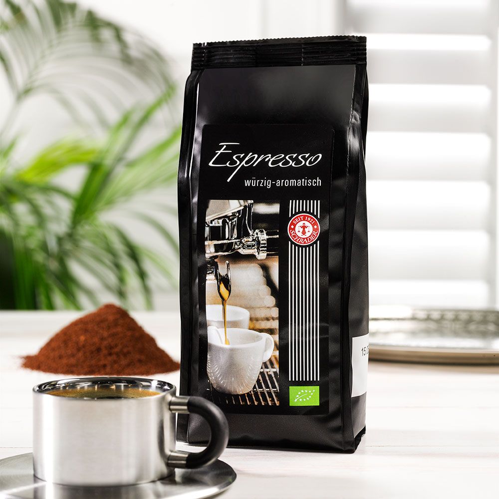 Schrader Espresso Bio 0,25 kg Kaffee