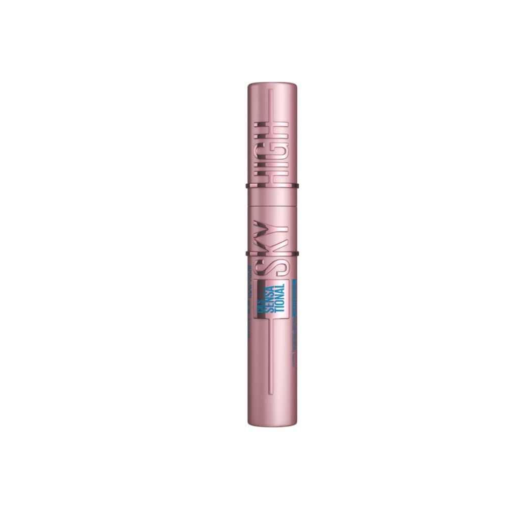 Rosa Mascara-Tube mit dem Schriftzug "SKY HIGH" und "SENSATIONAL".