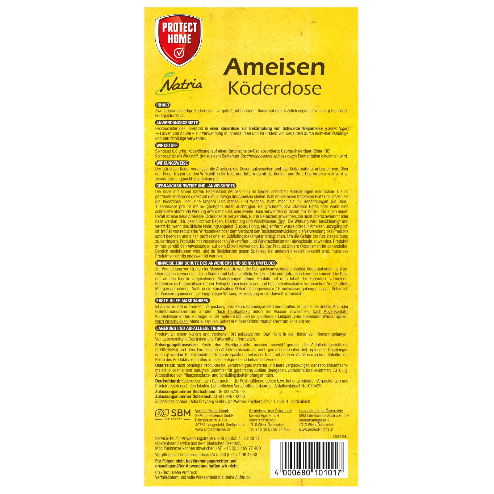Protect Home Natria Ameisen Köderdose