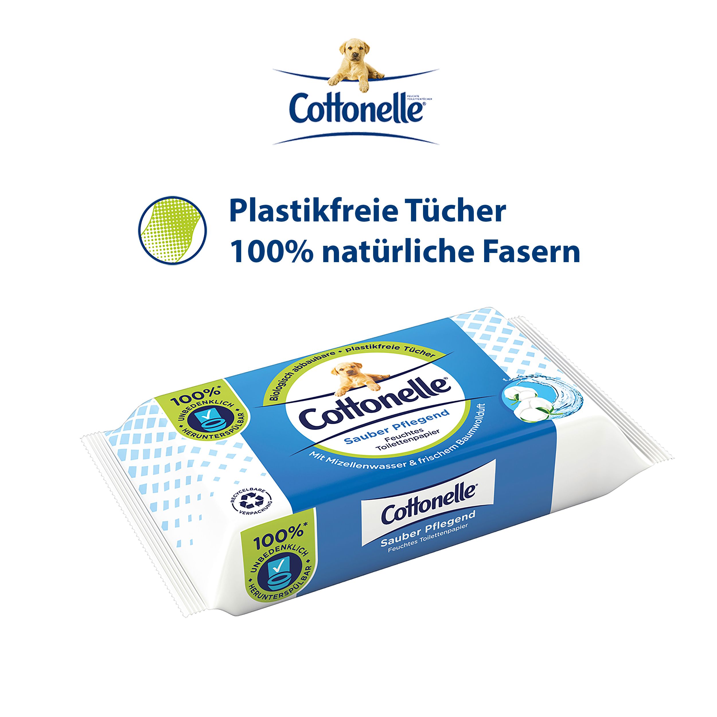 Cottonelle Feuchtes Toilettenpapier Mizellenwasser & Baumwollduft
