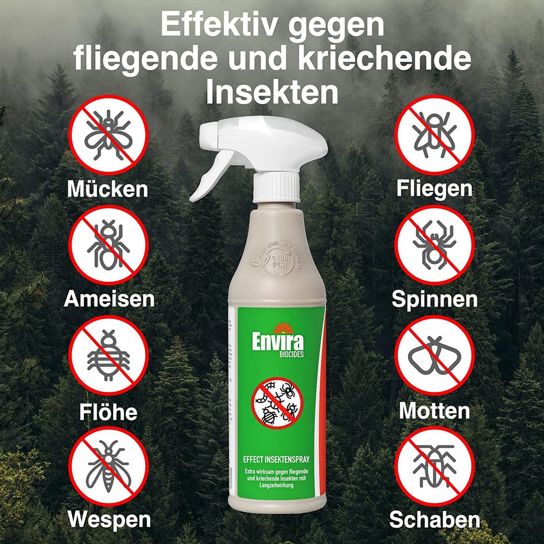 Envira Garten Pack - Ameisenspray, Spinnenspray & Wespenspray