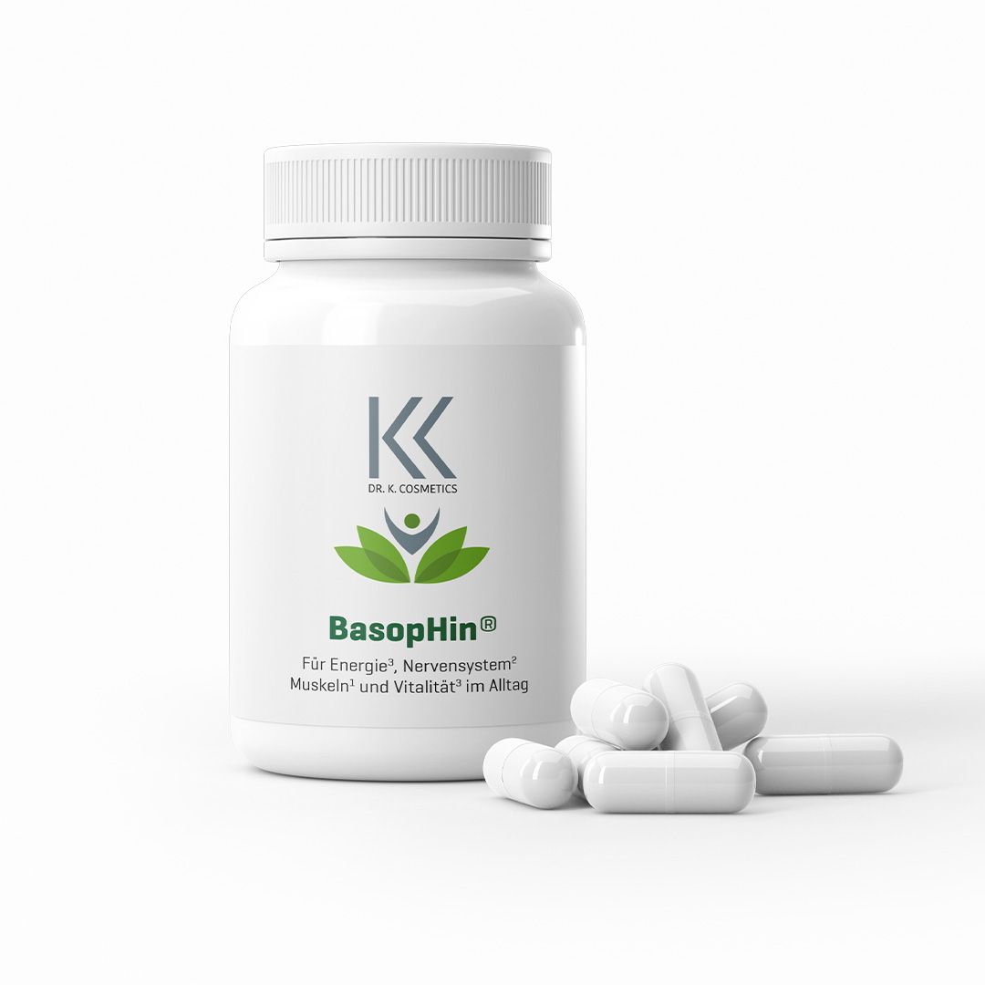 Dr. K. Cosmetics BasopHin® - 120 Kapseln Magnesium Bisglycinat + Vitamin B6 St