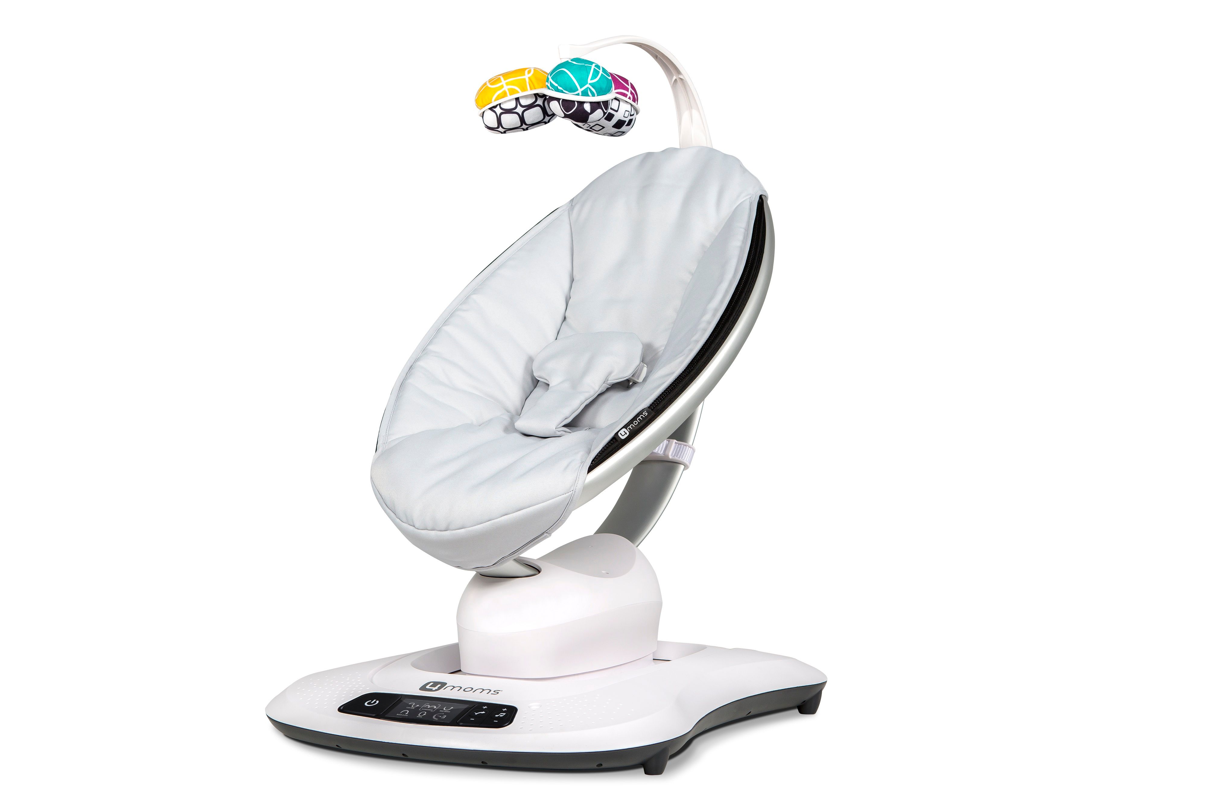 mamaRoo® 4 elektrische Babywippe mit Musik, classic grey