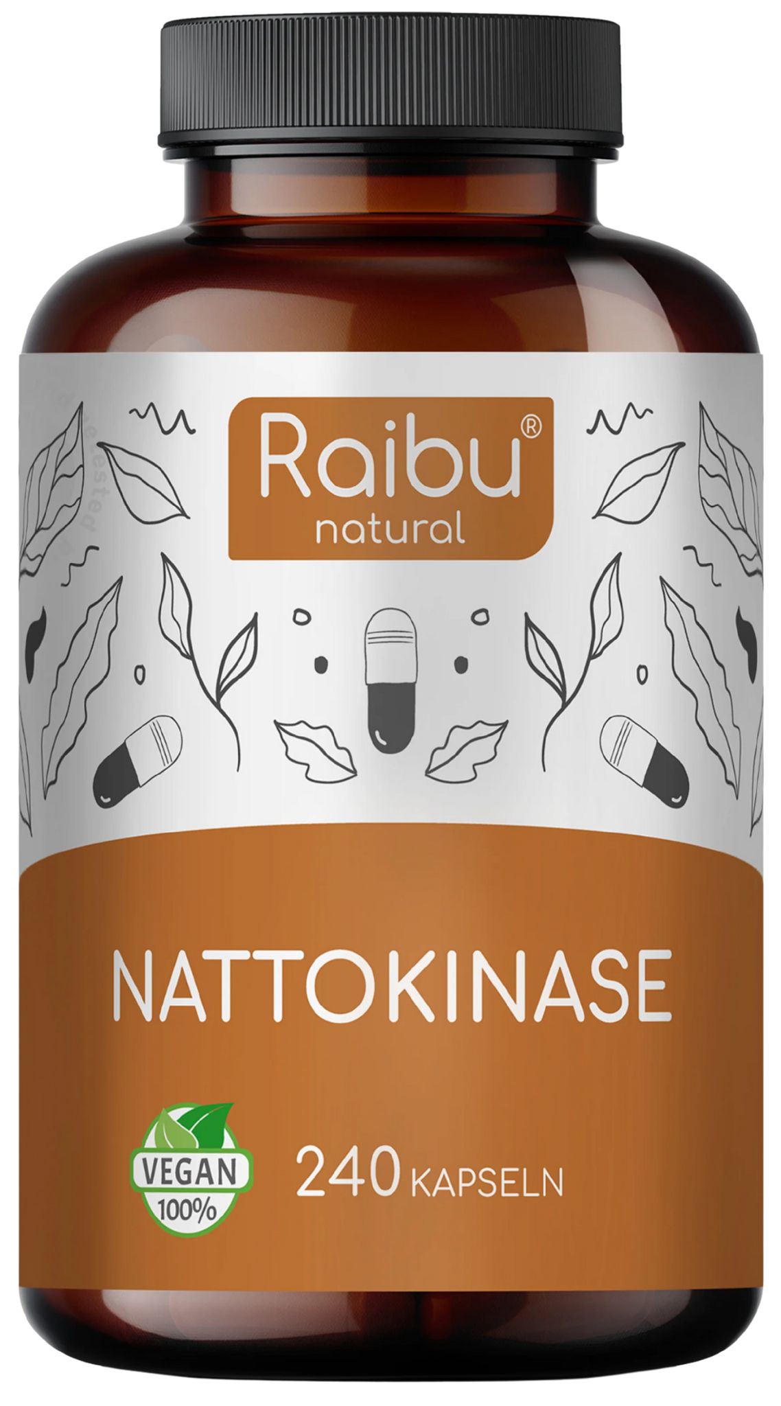Nattokinase Capsule 100mg Alto Dosaggio - RAIBU