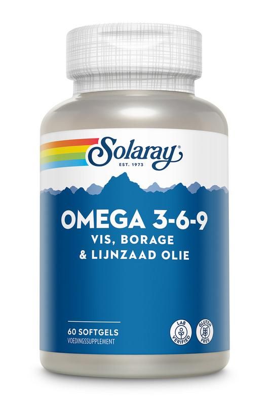 Solaray Omega 3-6-9 60 St Weichkapseln