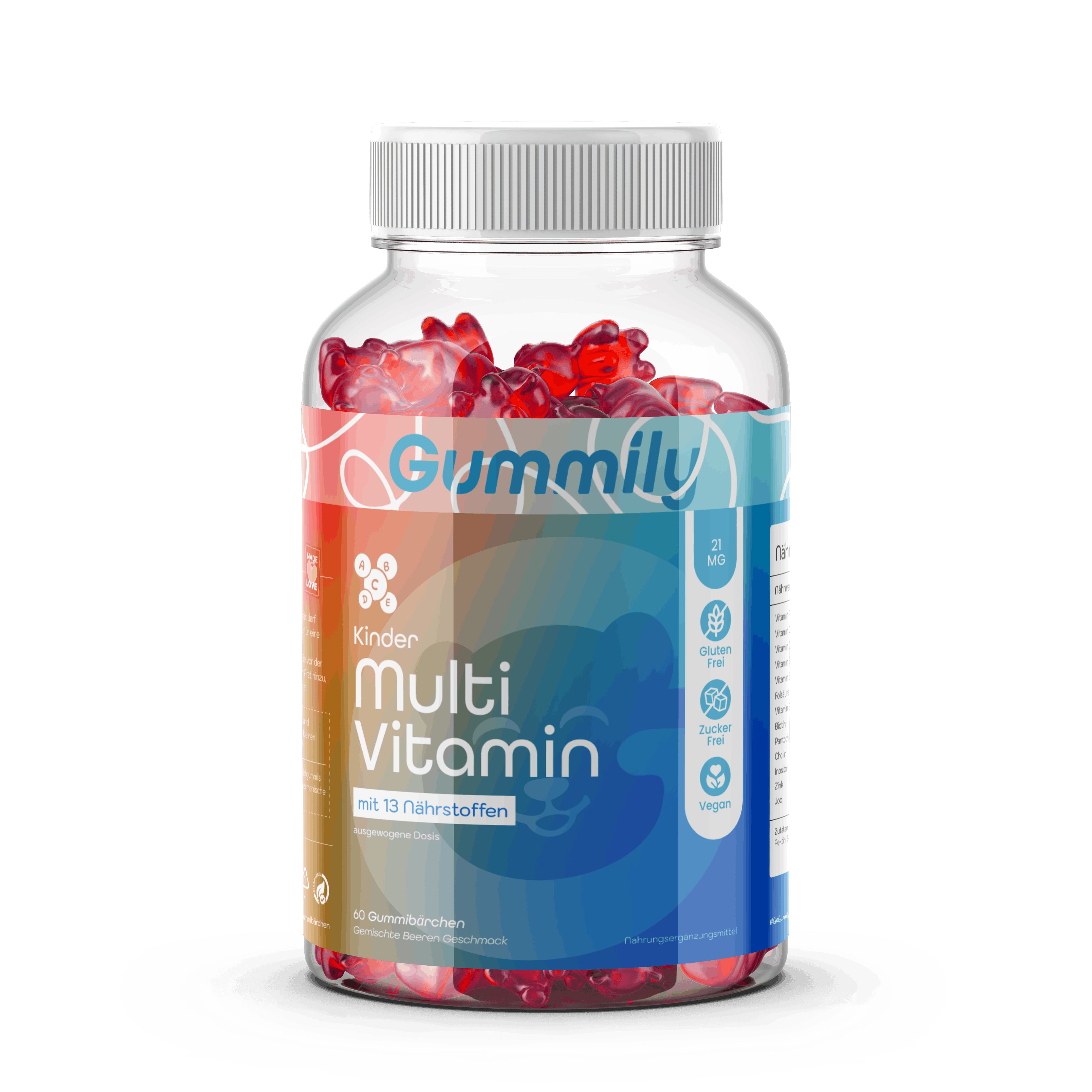 Gummily® Kinder Multivitamin Gummibärchen