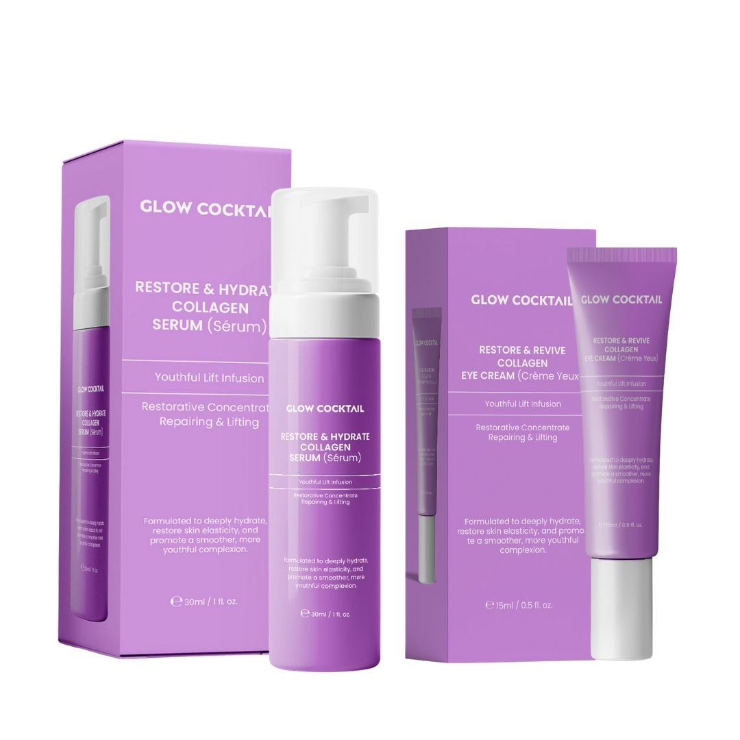 Glow Cocktail Regenerierendes und Feuchtigkeitsserum + Belebende Augencreme