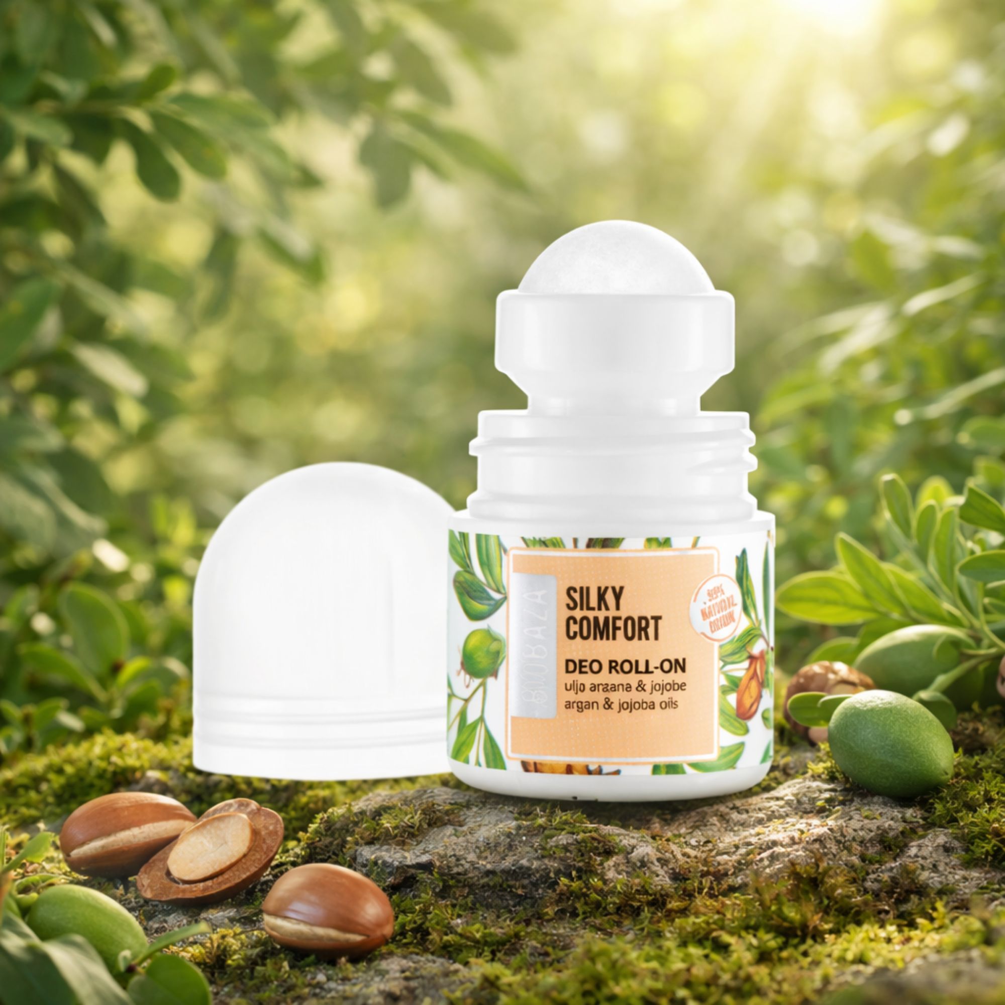 BIOBAZA Silky Comfort Natürlicher Deo Roll-on Reisegröße