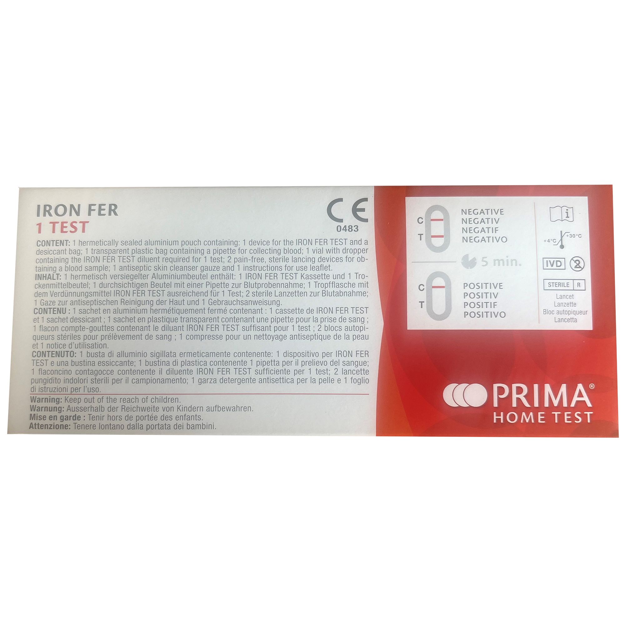 Prima | Eisen FER Home Test 1 St