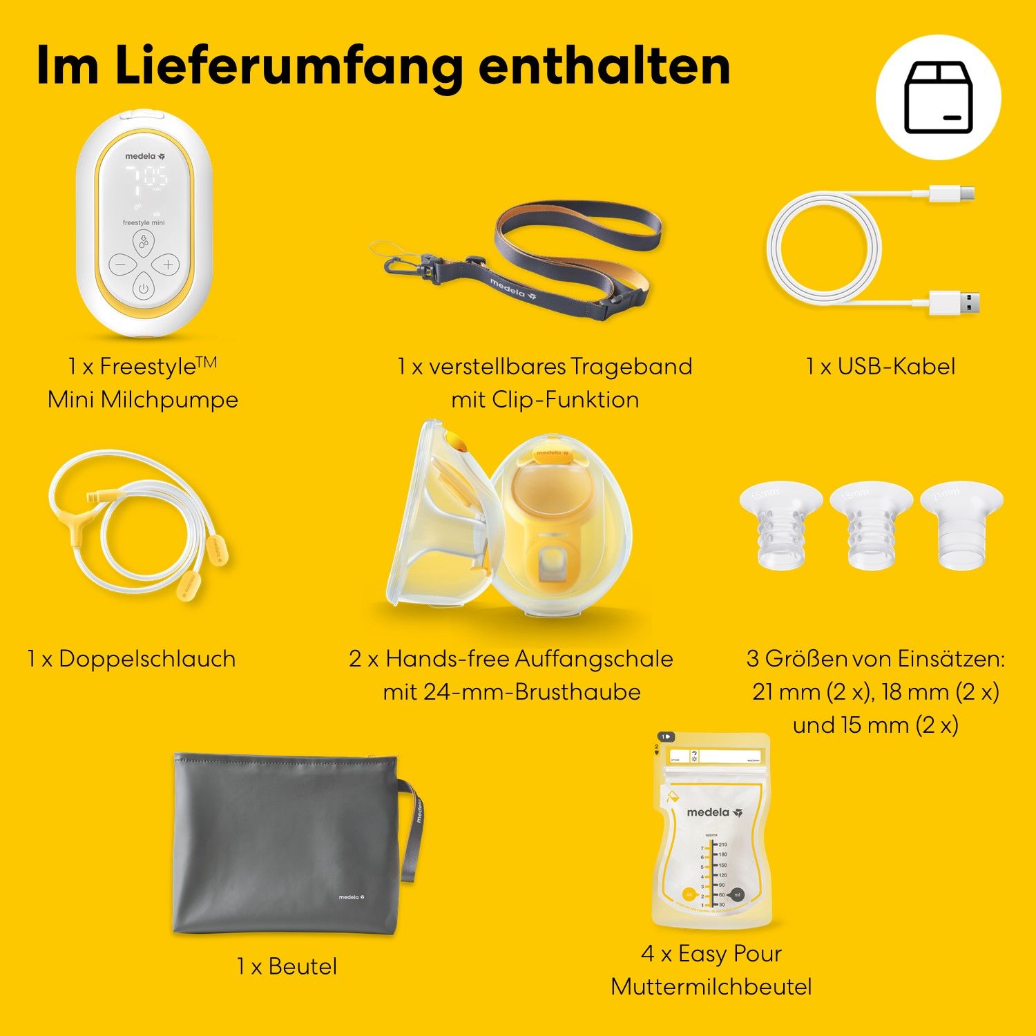 MEDELA Freestyle Mini Hands-free Doppelmilchpumpe
