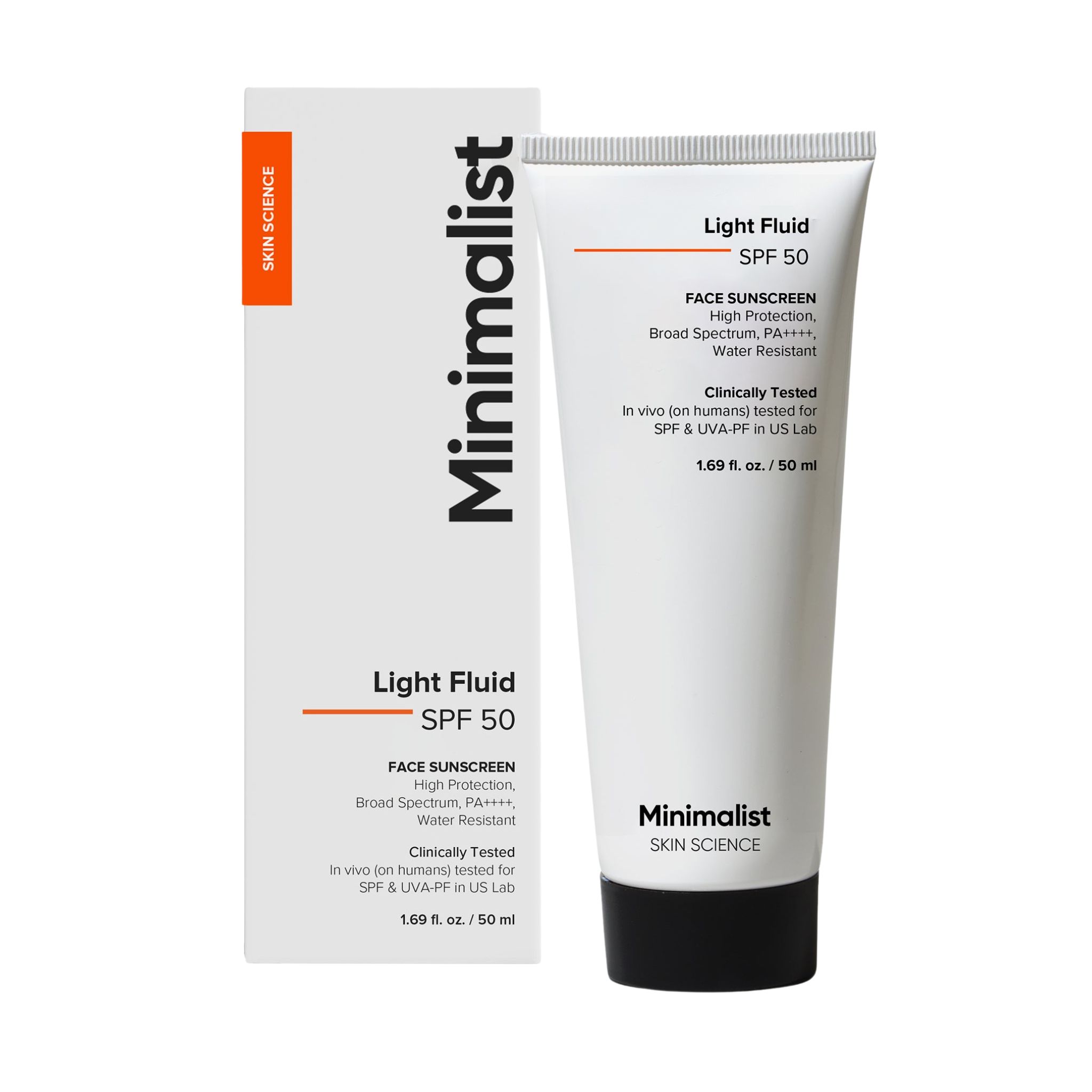Minimalist Light Fluid SPF 50 Sunscreen g Sonnenschutzcreme