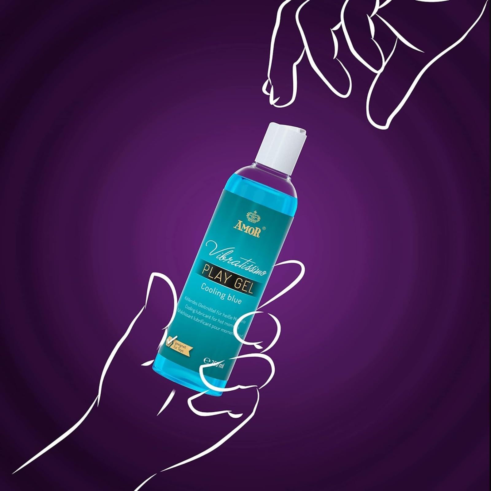 Vibratissimo Play Gel Cooling blue