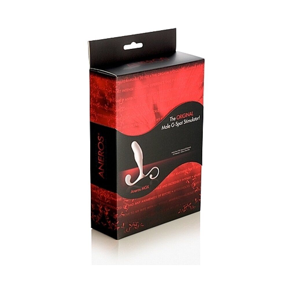 Verpackung für den originalen männlichen G-Punkt-Stimulator von ANEROS.
