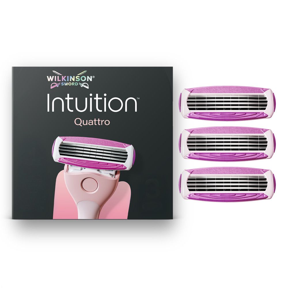 Wilkinson Sword Intuition Quattro Rasierklingen 3 St