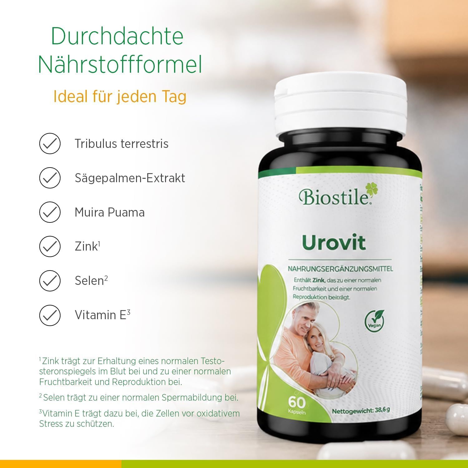 Biostile Urovit Kapseln für Männer