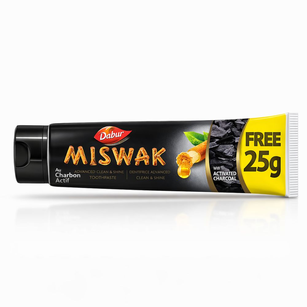 Dabur - Miswak Zahnpasta mit Aktivkohle 75 ml
