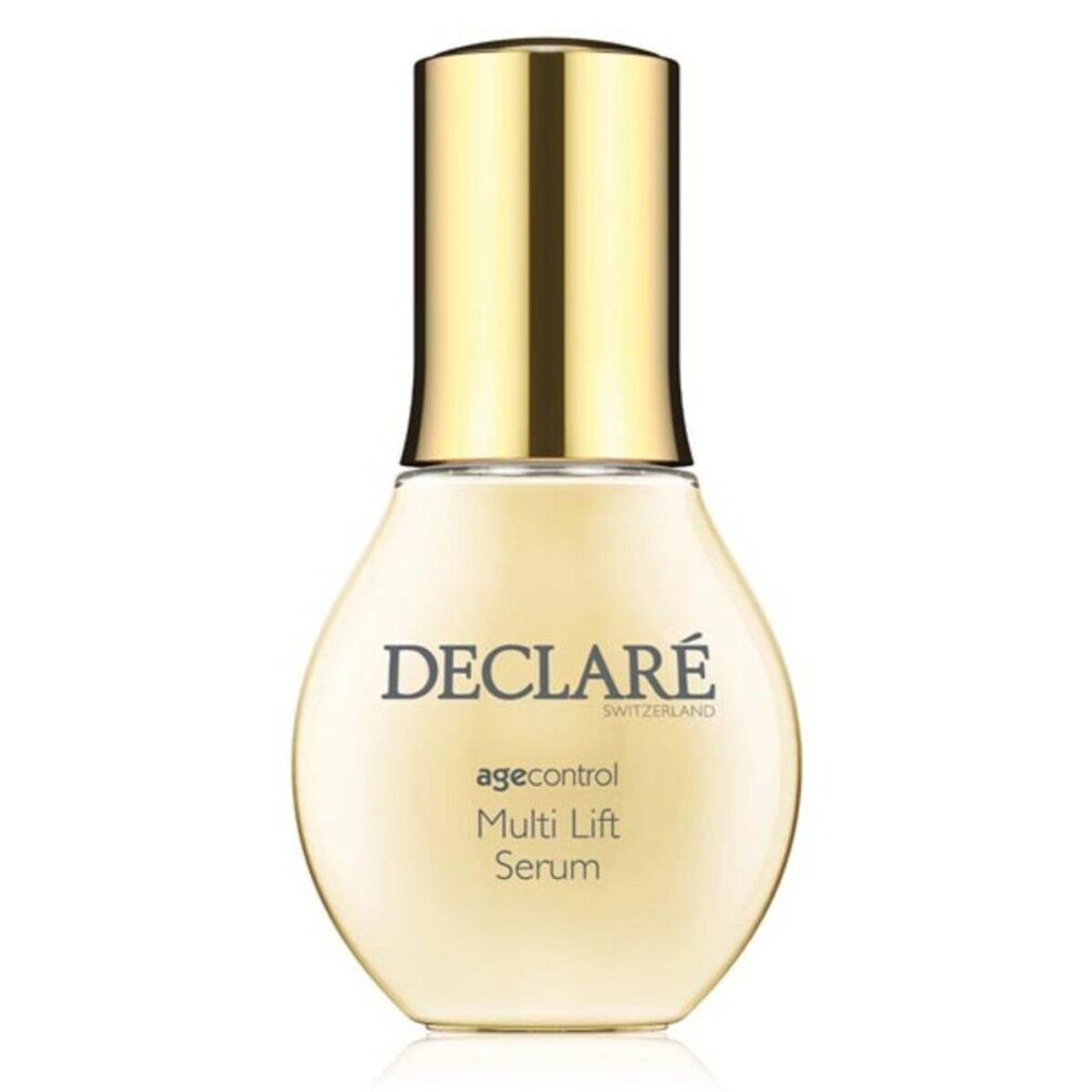 Deklaré Age Control Multi Lift Serum. Flasche mit goldenem Deckel. Aufschrift: DECLARÉ, agecontrol, Multi Lift Serum.