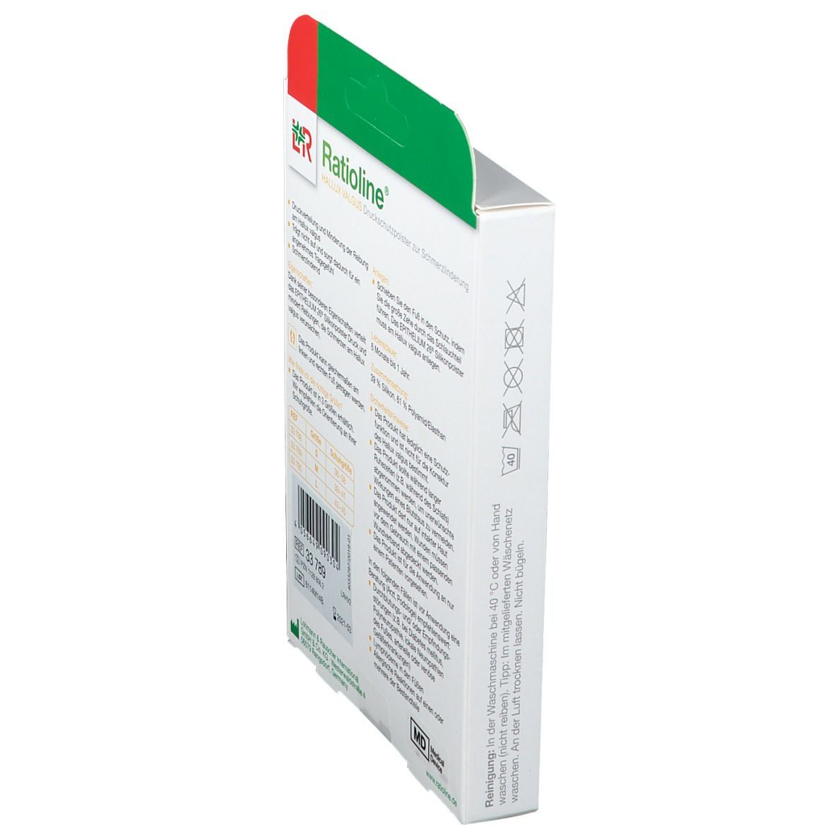 Ratioline® Hallux Valgus Druckschutzpolster M