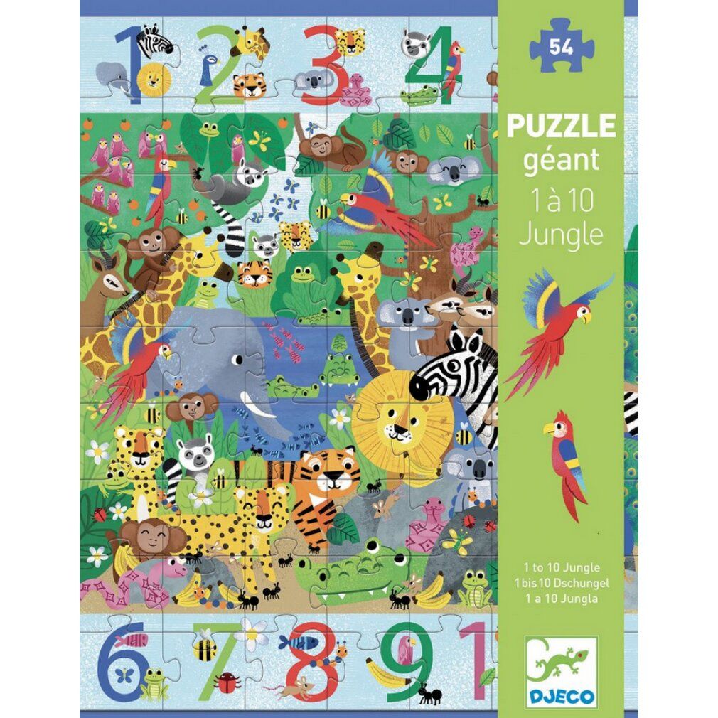 djeco Dschungel Puzzle 54 Teile