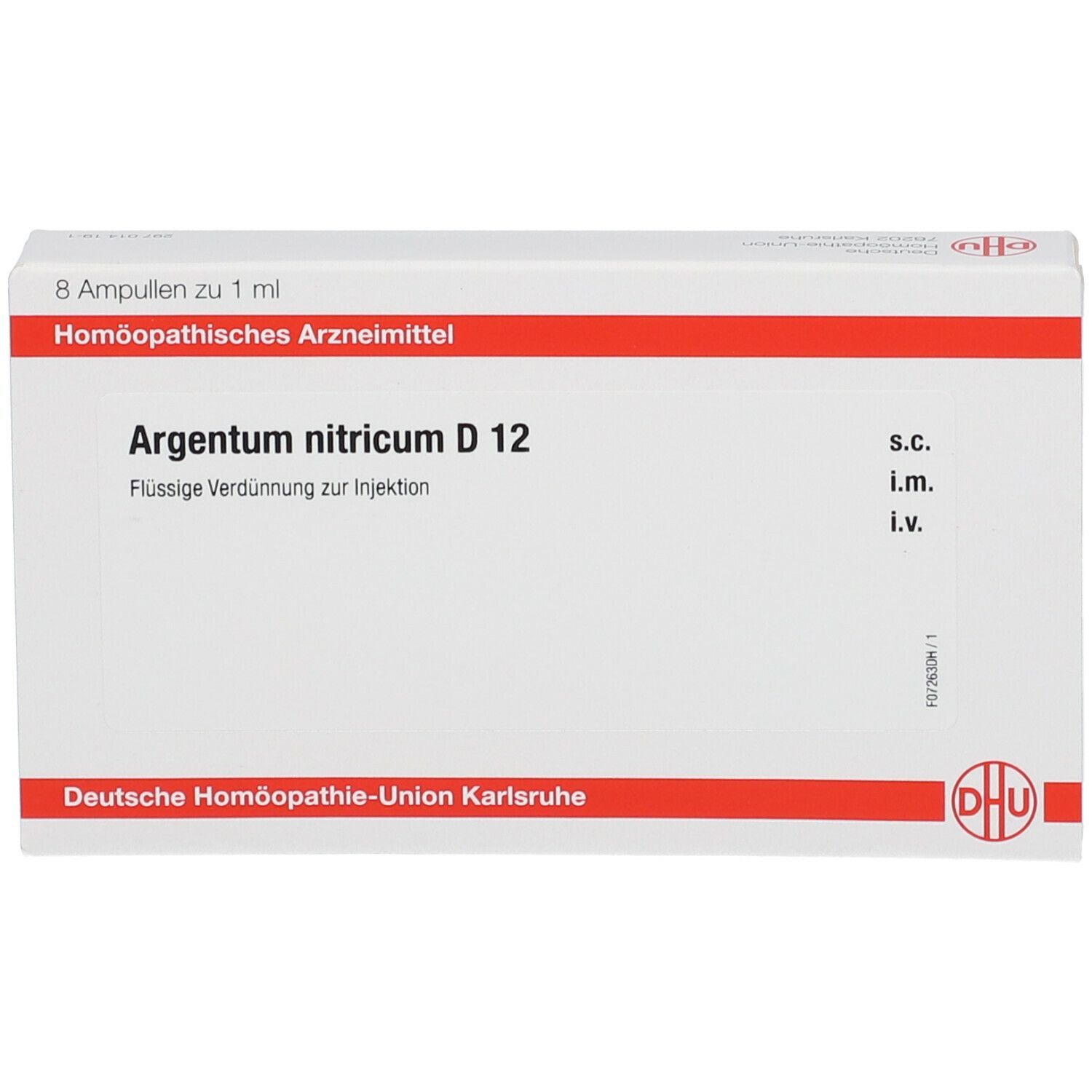 DHU Argentum Nitricum D12